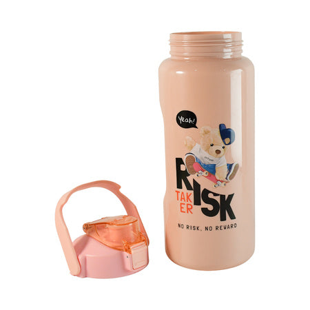 Cartoon Printed Water Bottle - (3 Pc Set)
