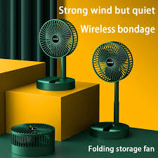 Table Fan High Speed – 2100 RPM Powerful rechargeable fan With 3 Speed Airflow | Noiseless portable fan for home,office,Kitchen| 1800 mAh charging battery fan for Desk