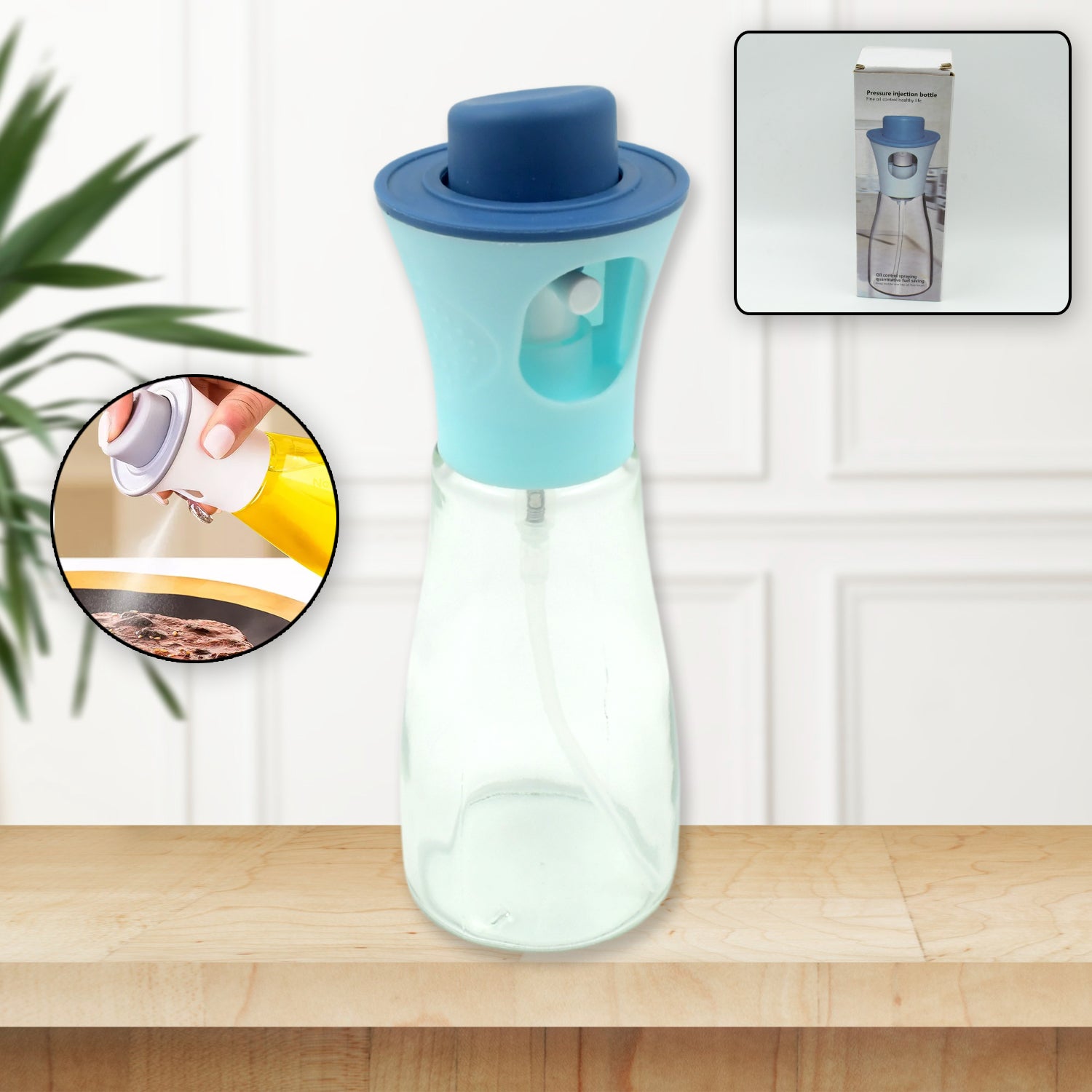 Oil Dispenser Bottle Oil And Vinegar Cruet Oil Sprayer Dispenser Olive Oil Dispenser 170 Ml Mist Oil Spray Bottle For Cooking With Plastic